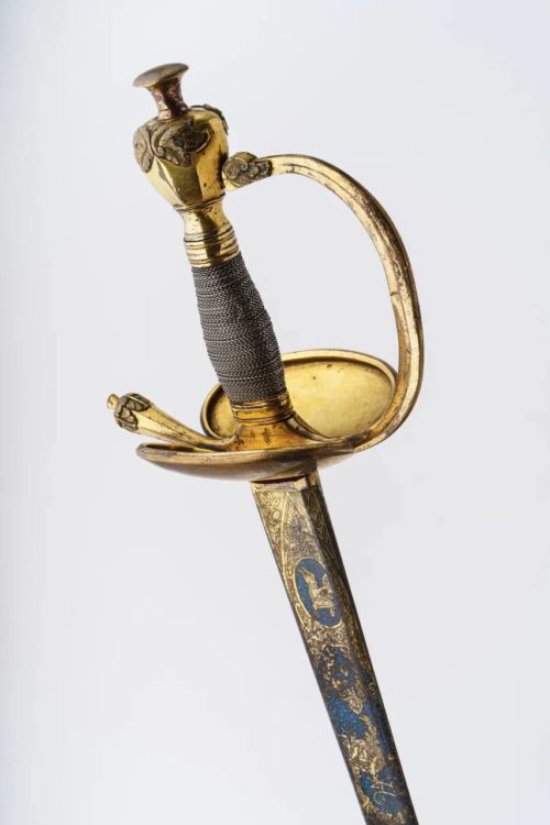 Шпага русская пехотная офицерская образца 1798 г. И.Бушуев